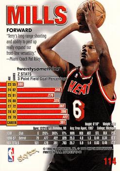 1997-98 SkyBox Z-Force #114 Terry Mills Back