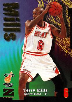 1997-98 SkyBox Z-Force #114 Terry Mills Front