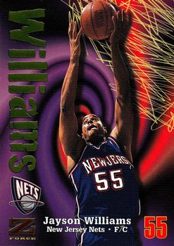 1997-98 SkyBox Z-Force #154 Jayson Williams Front