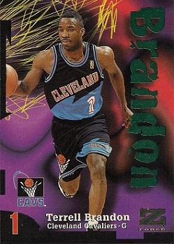 1997-98 SkyBox Z-Force #70 Terrell Brandon Front