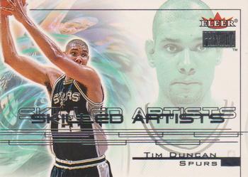 2000-01 Fleer Premium - Skilled Artists #7 SA Tim Duncan Front