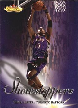2000-01 Fleer Showcase - Showstoppers #1 S Vince Carter Front