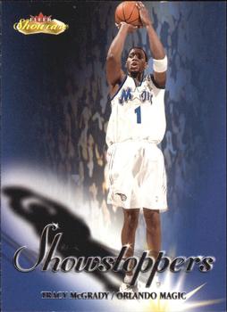 2000-01 Fleer Showcase - Showstoppers #3 S Tracy McGrady Front