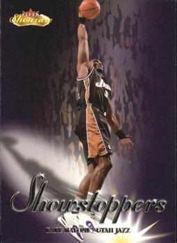 2000-01 Fleer Showcase - Showstoppers #4 S Karl Malone Front
