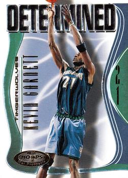 2000-01 Hoops Hot Prospects - Determined #10 D Kevin Garnett Front