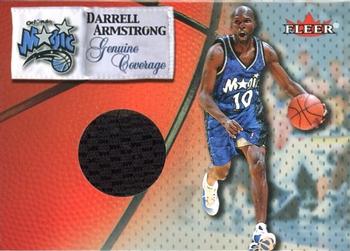 2000-01 Hoops Hot Prospects - Fleer Genuine Coverage #NNO Darrell Armstrong Front