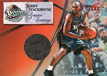2000-01 Hoops Hot Prospects - Fleer Genuine Coverage #NNO Jerry Stackhouse Front