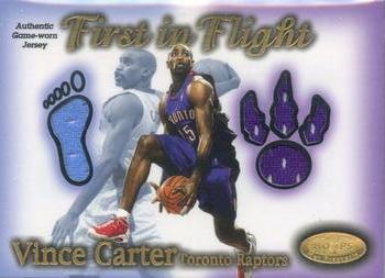 2000-01 Hoops Hot Prospects - Vince Carter First In Flight #NNO Vince Carter Front