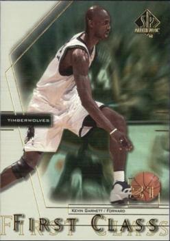2000-01 SP Authentic - First Class #FC2 Kevin Garnett Front