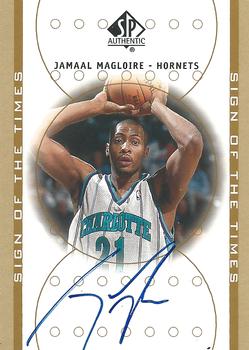 2000-01 SP Authentic - Sign of the Times #JA Jamaal Magloire Front