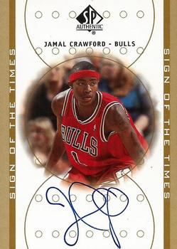 2000-01 SP Authentic - Sign of the Times #JC Jamal Crawford Front