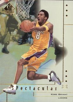 2000-01 SP Authentic - Spectacular #SP1 Kobe Bryant Front