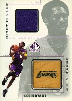 2000-01 SP Game Floor - Authentic Fabric/Floor Combos #KB-C Kobe Bryant Front