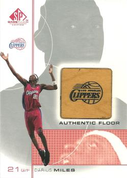 2000-01 SP Game Floor - Authentic Floor #DM Darius Miles Front