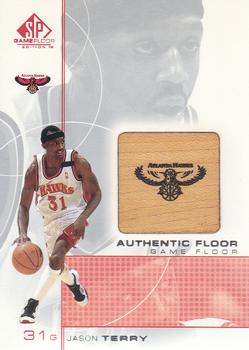 2000-01 SP Game Floor - Authentic Floor #JT Jason Terry Front