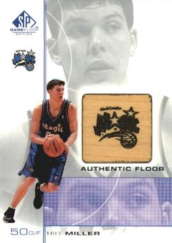2000-01 SP Game Floor - Authentic Floor #MM Mike Miller Front