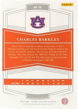2020 National Treasures Collegiate #10 Charles Barkley Back