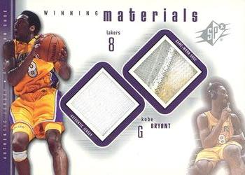 2000-01 SPx - Winning Materials #KB2 Kobe Bryant Front