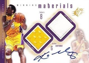 2000-01 SPx - Winning Materials #KBA2 Kobe Bryant Front