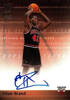 2000-01 Topps - Certified Autographs #TA-EB Elton Brand Front