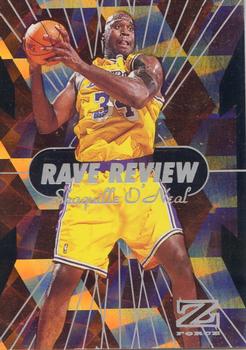 1997-98 SkyBox Z-Force - Rave Reviews #9 Shaquille O'Neal Front