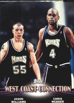 2000-01 Topps - Topps Combos Series One #TC3 Chris Webber / Jason Williams Front