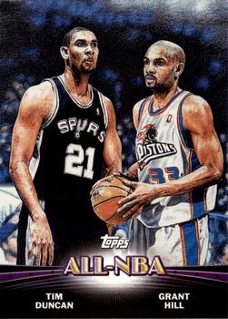 2000-01 Topps - Topps Combos Series One #TC6 Tim Duncan / Grant Hill Front