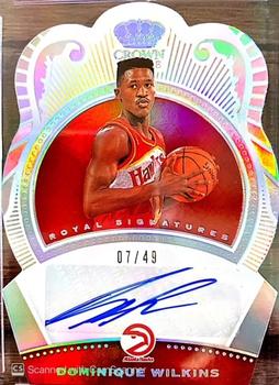 2020-21 Panini Crown Royale - Royal Signatures #RS-DWL Dominique Wilkins Front