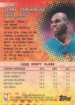 2000-01 Topps - Quantum Leaps #QL10 Jerry Stackhouse Back