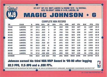 2000-01 Topps Chrome - Cards That Never Were #MJ9 Magic Johnson Back