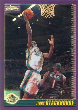 2000-01 Topps Chrome - Refractors #10 Jerry Stackhouse Front