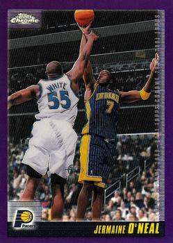 2000-01 Topps Chrome - Refractors #99 Jermaine O'Neal Front