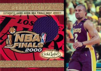 2000-01 Topps Gold Label - Game Jerseys #TT7A Derek Fisher Front