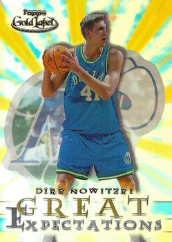 2000-01 Topps Gold Label - Great Expectations #GE8 Dirk Nowitzki Front