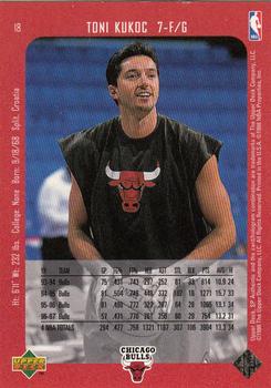 1997-98 SP Authentic #18 Toni Kukoc Back
