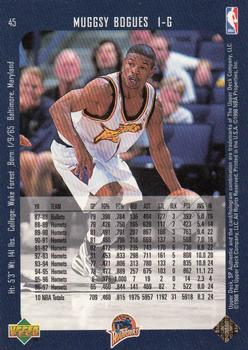 1997-98 SP Authentic #45 Muggsy Bogues Back