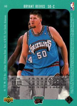 1997-98 SP Authentic #148 Bryant Reeves Back