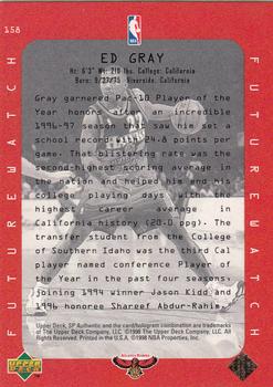 1997-98 SP Authentic #158 Ed Gray Back
