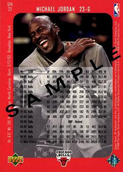 1997-98 SP Authentic #SPA23 Michael Jordan Back