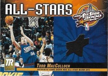 2000-01 Topps Reserve - Game Jerseys #TAS33 Todd MacCulloch Front