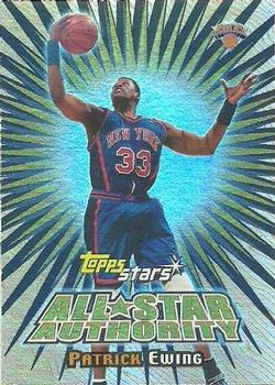 2000-01 Topps Stars - All-Star Authority #ASA3 Patrick Ewing Front