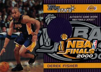 2000-01 Topps Stars - Game Jerseys #TSR7A Derek Fisher Front