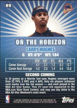 2000-01 Topps Stars - On the Horizon #H9 Larry Hughes Back