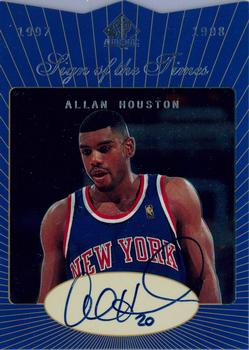 1997-98 SP Authentic - Sign of the Times #AH Allan Houston Front