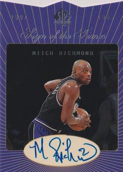 1997-98 SP Authentic - Sign of the Times #MR Mitch Richmond Front