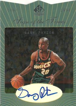 1997-98 SP Authentic - Sign of the Times #GP Gary Payton Front