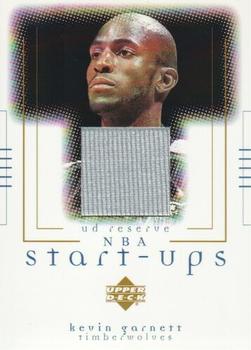 2000-01 UD Reserve - NBA Start-Ups #KG Kevin Garnett Front