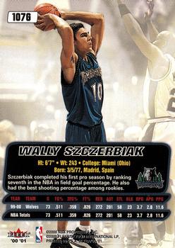 2000-01 Ultra - Gold Medallion #107G Wally Szczerbiak Back