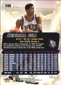 2000-01 Ultra - Gold Medallion #139G Kendall Gill Back