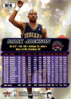 2000-01 Ultra - Gold Medallion #161G Mark Jackson Back